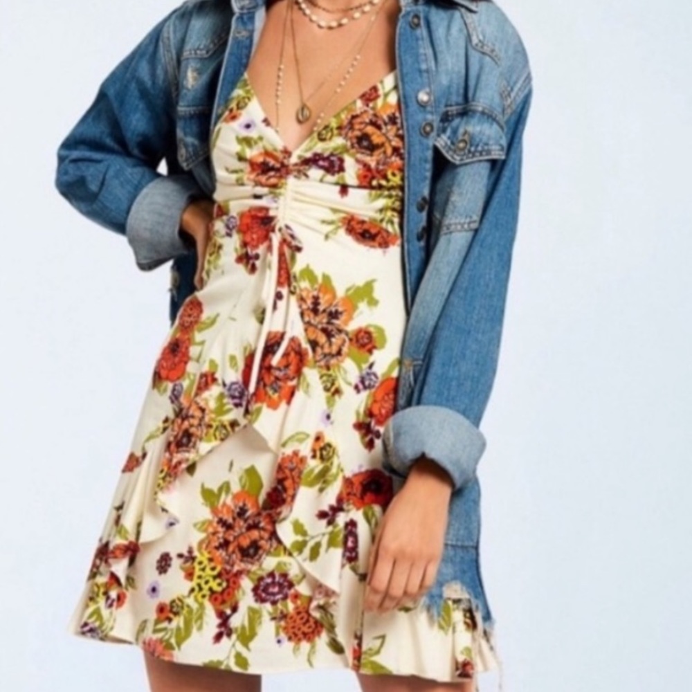 NWOT FREE PEOPLE happy heart dress
